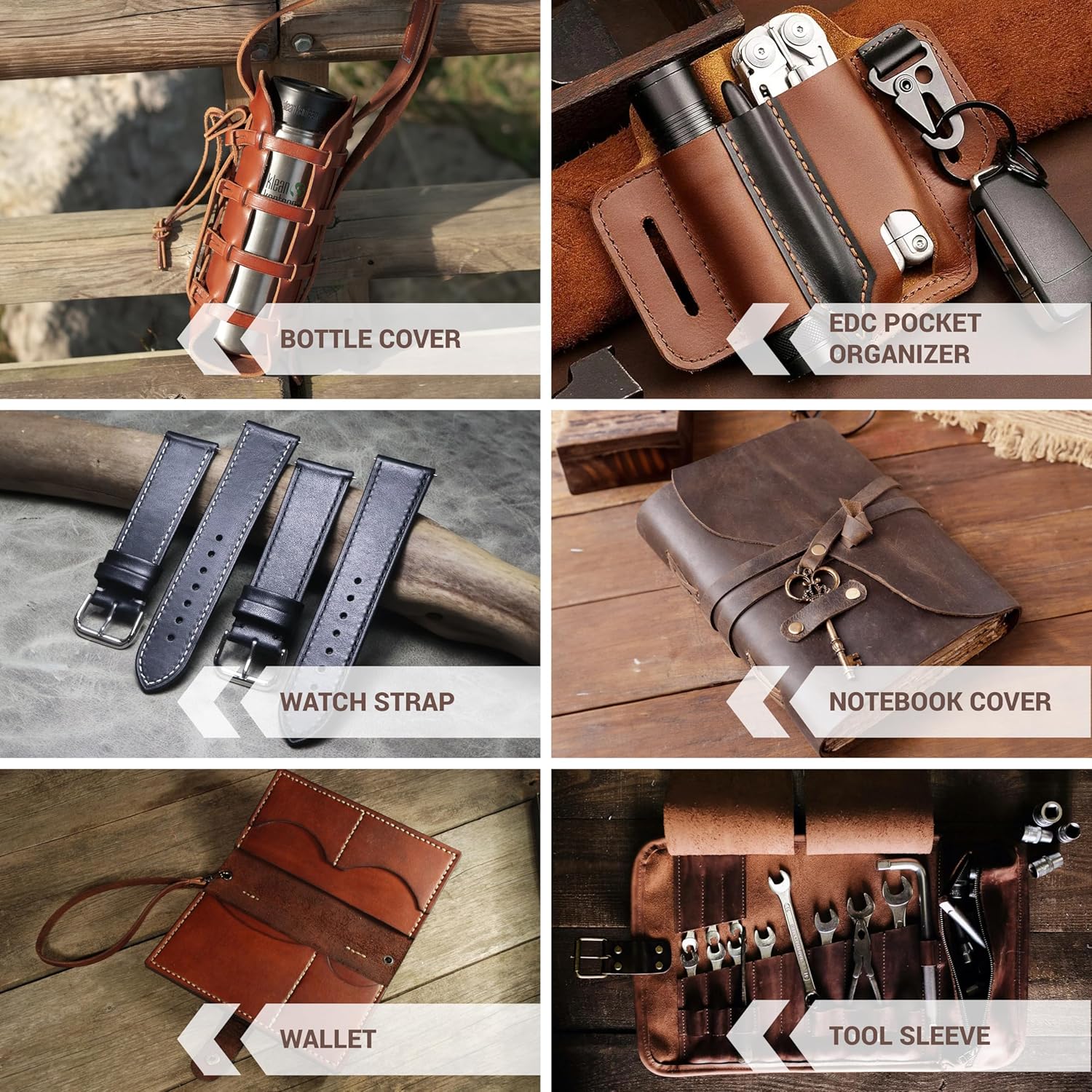 Amazon.com: Shkira 12''X24'' Premium Crazy Horse Genuine Black